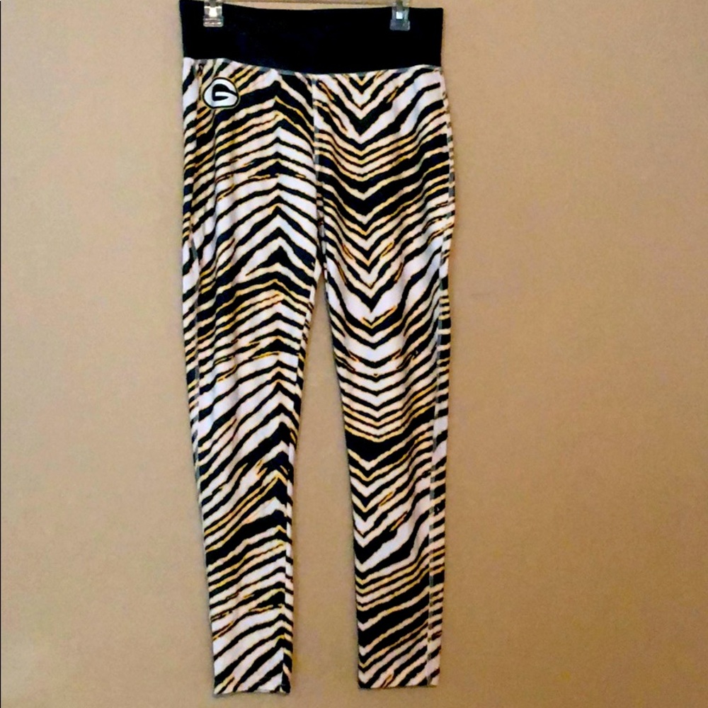 Green Bay Packers Zubaz print leggings/tights